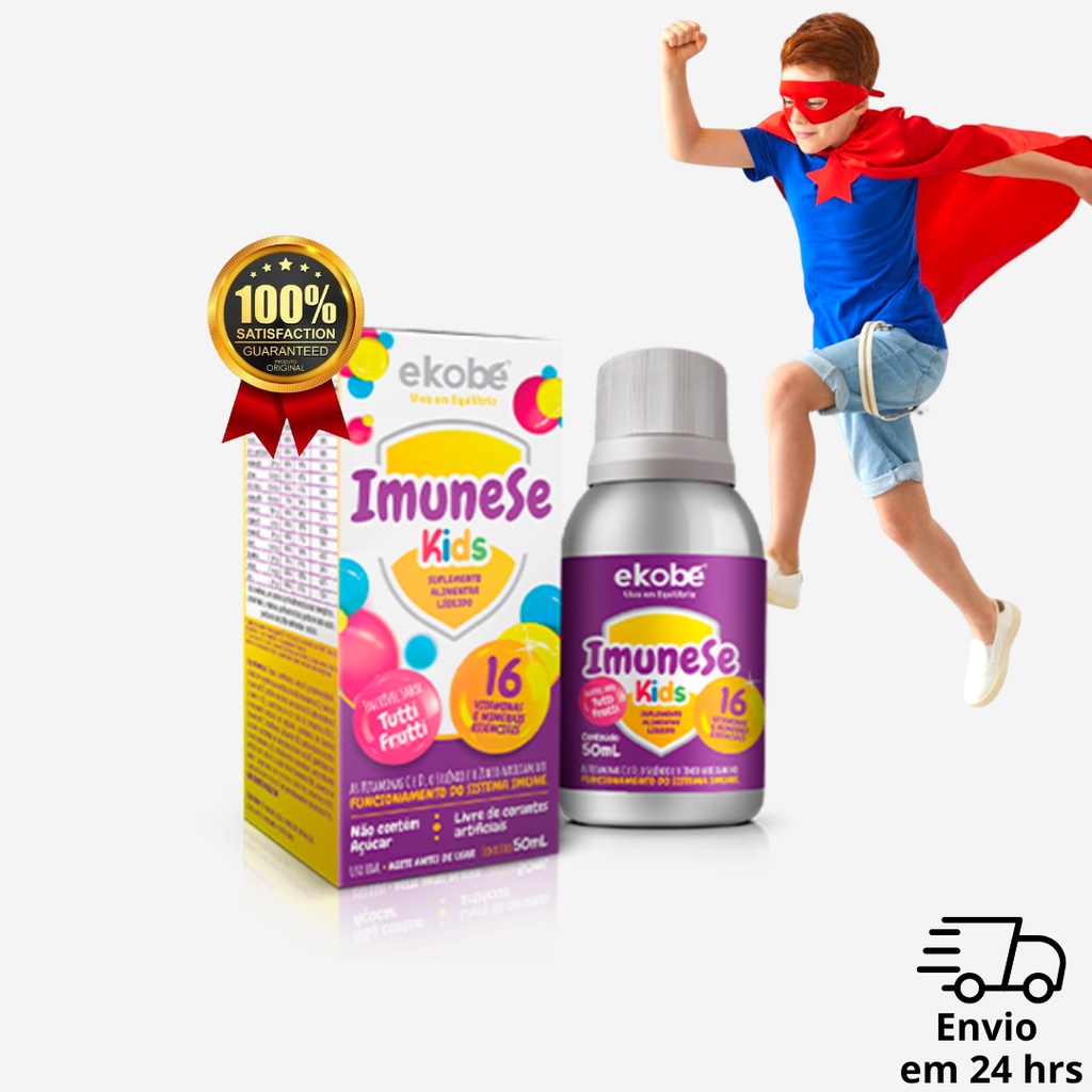 Imunese Kids 50ml Aumenta a imunidade infantil - Ekobé | Shopee Brasil