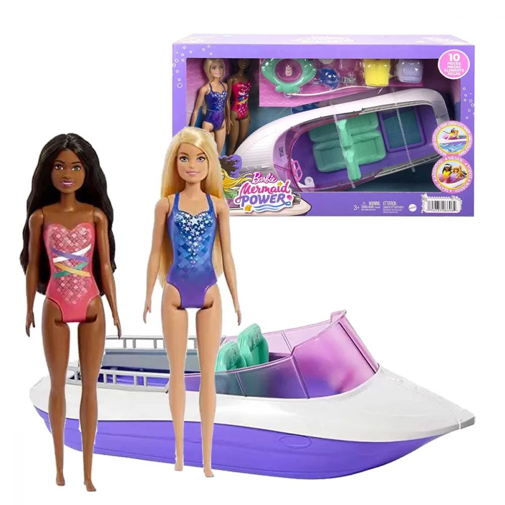 Boneca com Acessórios - Barbie Mermaid Power - Sereia Malibu - Mattel