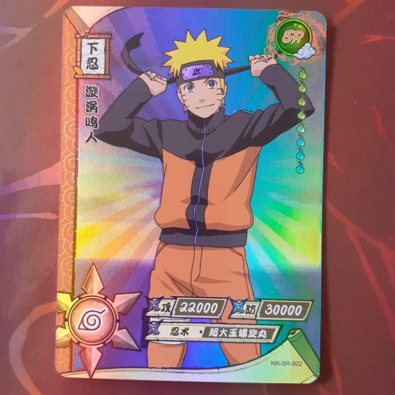 Naruto Shippuden SR (Super Raro) Card Game Foil Kayou TCG/CCG