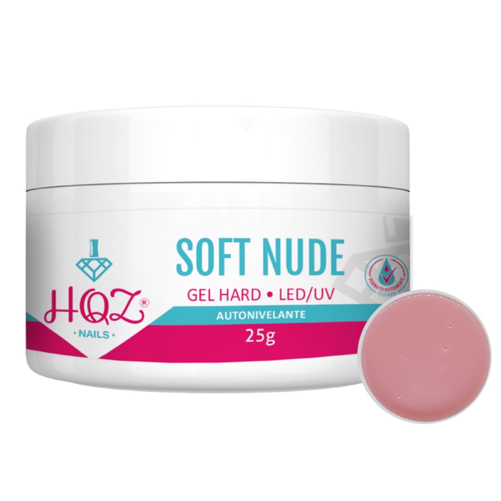 Gel Hard Soft Nude Hqz 25g Anvisa Alongamento De Unhas Shopee Brasil 8601