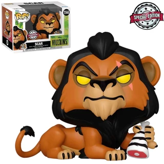 FUNKO POP DISNEY VILLAINS LION KING EXCLUSIVE - SCAR 1144 em Oferta na Shopee