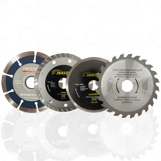 Disco De Corte Diamantado Segmentado Para Serra Mármore 110mm Com Furo De 20mm Corte Seco em Oferta na Shopee