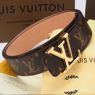 Cinto Louis Vuitton original Neo Inventeur marrom masculino