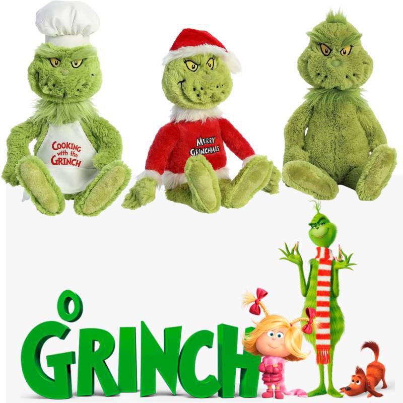 Chefs Grinch Natal Dress Up Brinquedos De Pelúcia Bonecos Para Crianças ...