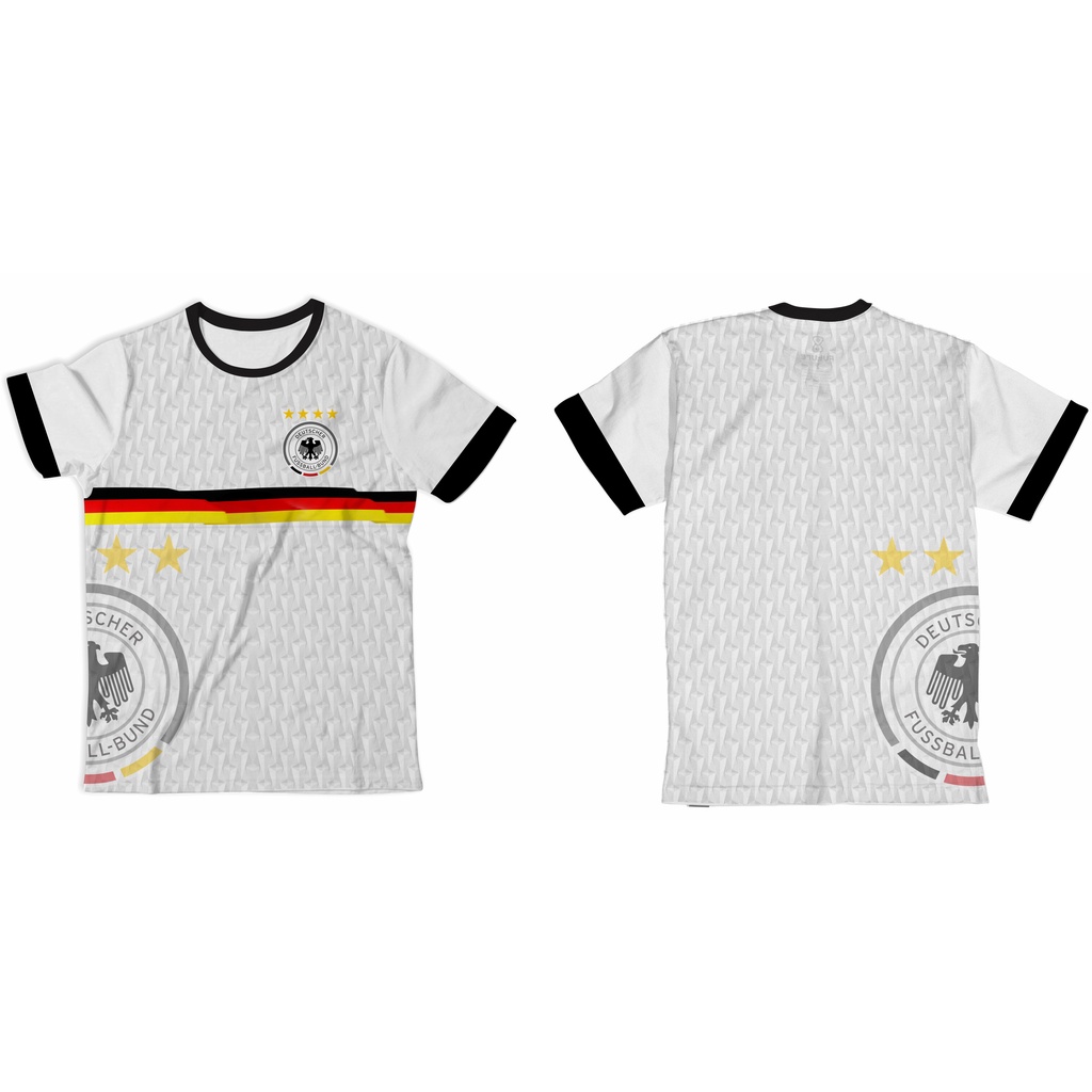 Camiseta Seleção da Alemanha Tecido Dry Fit Proteção UV50