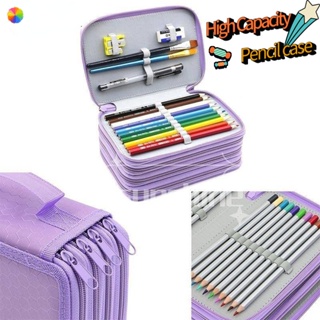 Estojo De Lápis De Quatro Camadas Com 72 Furos Estojos escolar Estojo box Material escolar Papelaria YUE