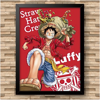 ONE PIECE - Quadros e Placa Decorativa de Parede para quarto e