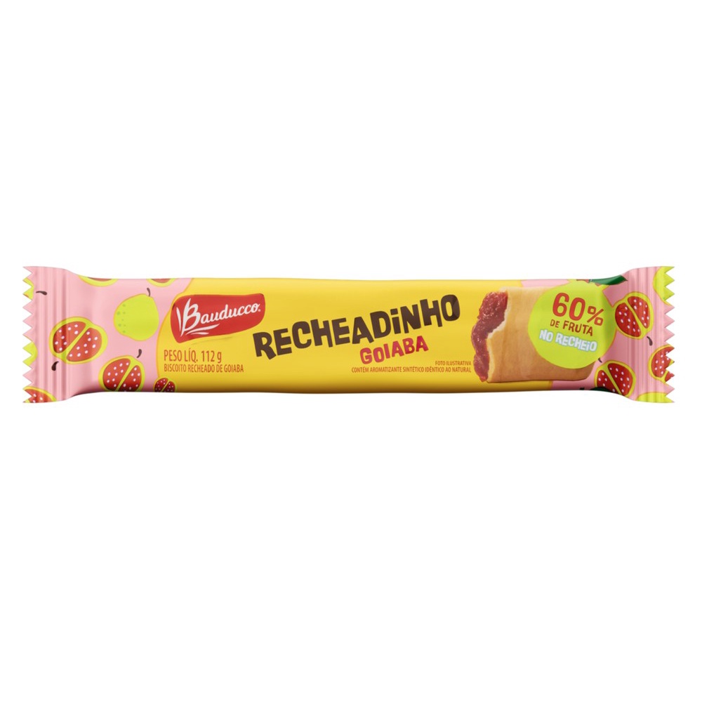 Biscoito Recheadinho Goiaba 112g - BAUDUCCO