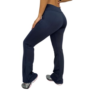 Flare Feminina Legging Boca de Sino Suplex Cintura Alta Premium