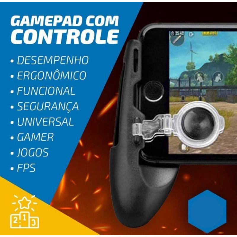 Controle Gamepad Joystick R1 L1 Mobile Pubg | Shopee Brasil