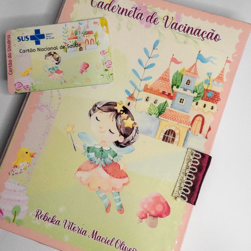 Caderneta de Vacinação + Cartão Sus Personalizado | Shopee Brasil