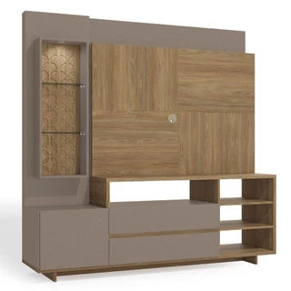 Estante Home Manila M948 MDP Com Led 185X185X46cm Kappesberg