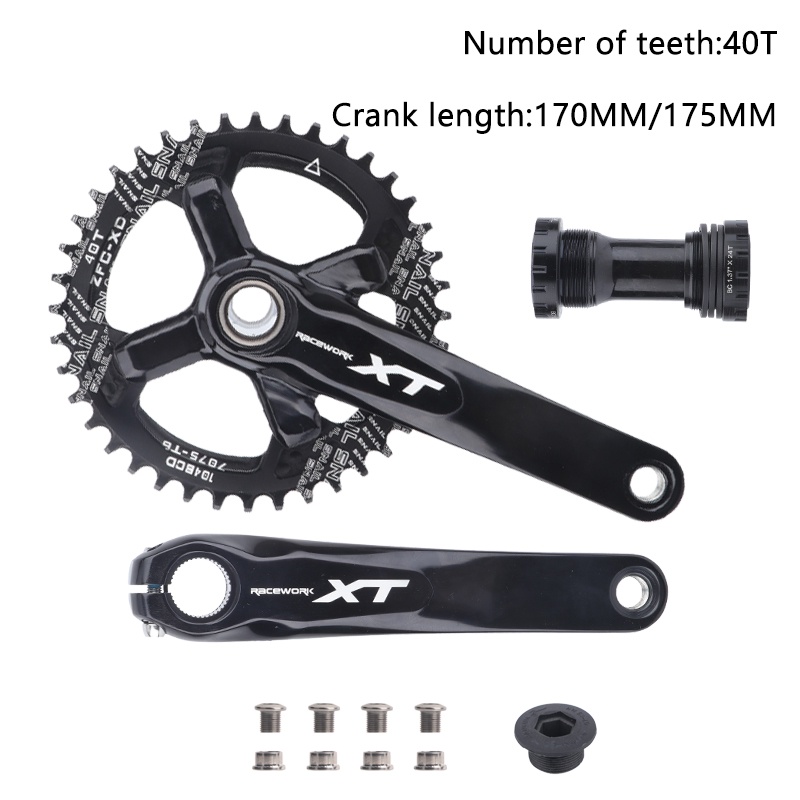 Pedivela MTB 104BCD 170mm/175mm XT Manivela Estreita E Larga 32/34