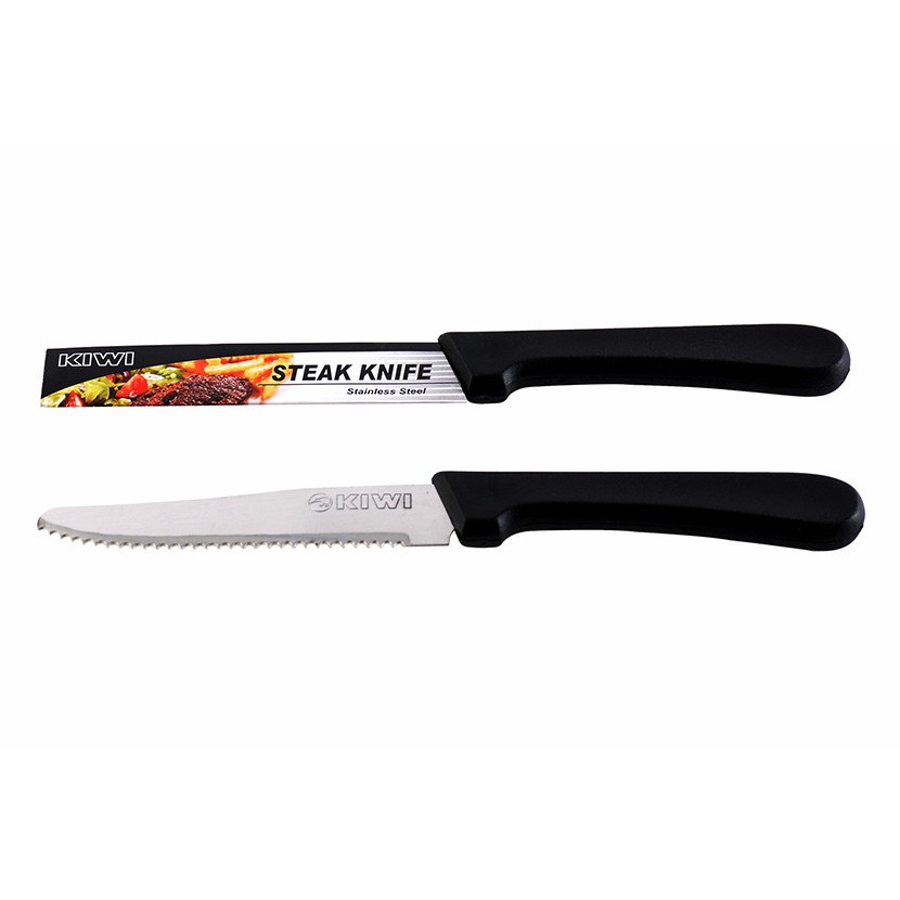 FACA MÉDIA COM SERRILHAS PARA CORTAR CARNE E LEGUMES, EM METAL INOX ...
