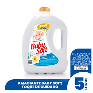 Amaciante concentrado Baby Soft Carinho e cuidado - 500ML