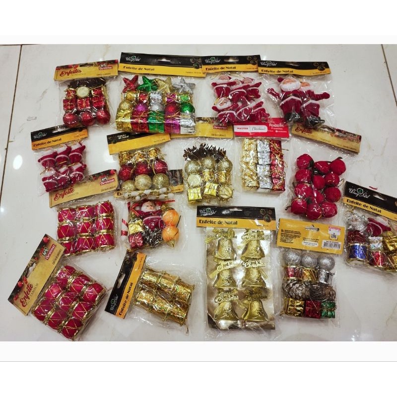 Enfeites De Natal Decoração Enfeite Pendente Árvore