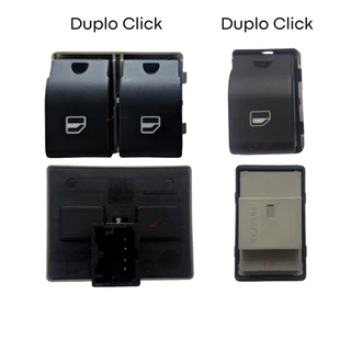 KIT BOTÃO VIDRO ELETRICO GOL VOYAGE FOX SAVEIRO POLO PARATI DUPLO CLICK G4 G5 G6 G7 2003 2004 2005 2006 2007 2008 2009 2010 2011 2012 2013 2014 2015