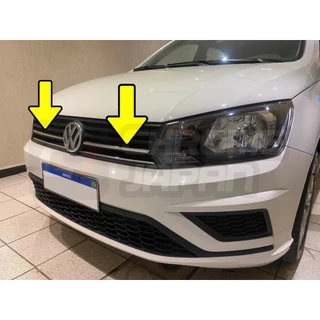 Aplique Duplo Grade Cromado Volkswagen Gol Saveiro Voyage G8