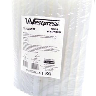 Bastão Cola Quente Semi Transparente 1KG Artesanato Patchwork Pronta Entrega Envio Imediato