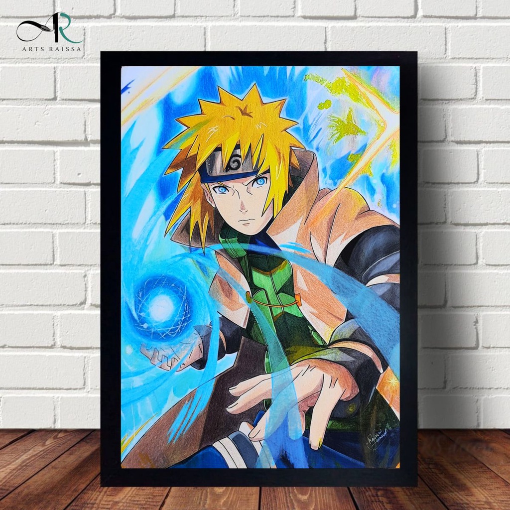 DESENHANDO O MINATO E NARUTO 