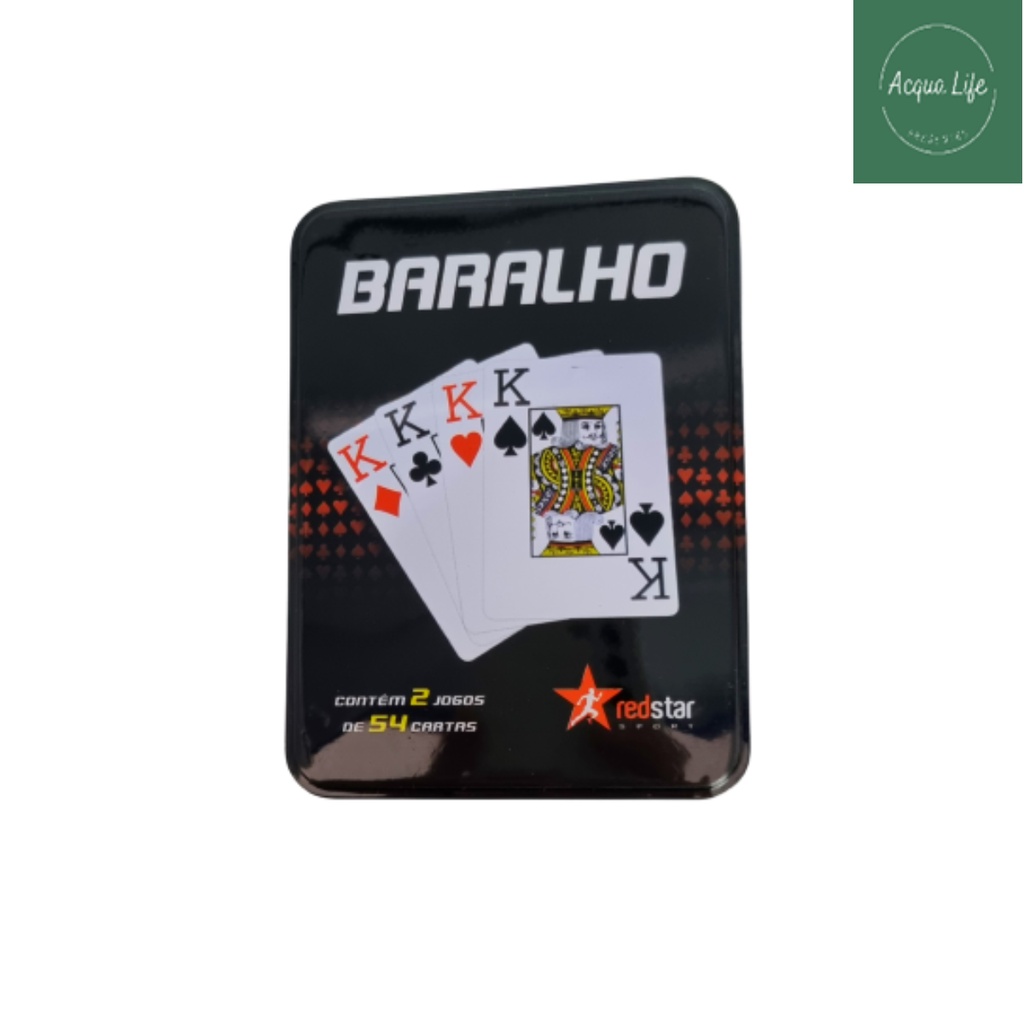 Jogo Baralho lata 108 cartas