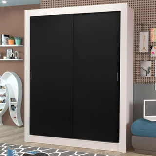 Guarda-Roupa Solteiro Madesa Dallas Plus 2 Portas de Correr 4 Gavetas em Oferta na Shopee