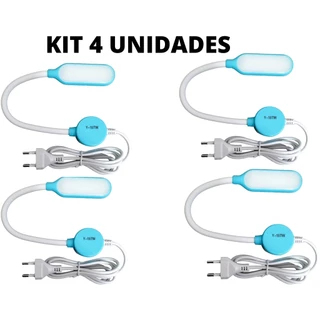 Luminária TOUCH 30 LEDS Haste Bivolt Máquina De Costura 4 UNIDADES