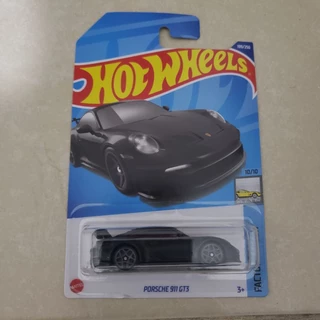 Hot Wheels Porsche 911 GT3 Preta Lote/Case A 2023 (Não é Treasure Hunt, Thunt, T Hunt)