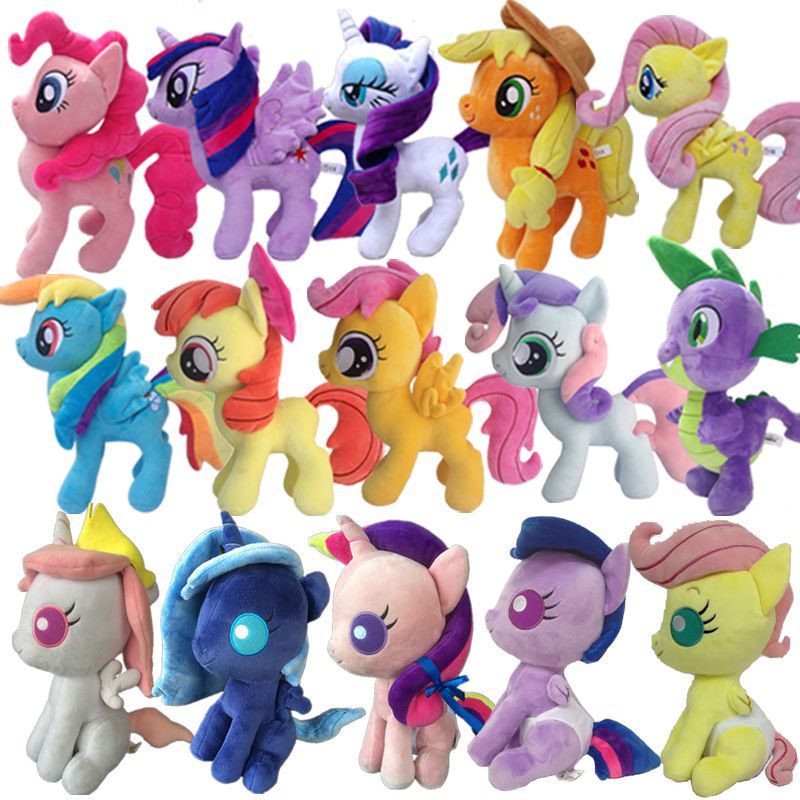 My Little Pony Brinquedo De Pelúcia Spike Twilight Sparkle Boneco De Pelúcia Presentes Para Crianças