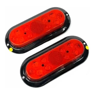 Par Lanterna De Led Carretinha Reboque Barco Prova D