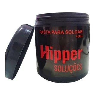 Pasta De Solda 450g Estanho Auxiliar Pote Fluxo Pastosa