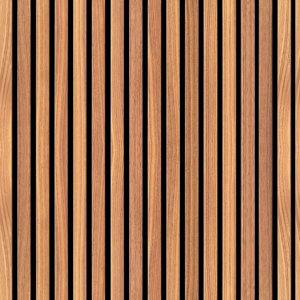 Papel de Parede Ripas de Madeira Natural Lavável Autocolante Rolo 0,50x1m