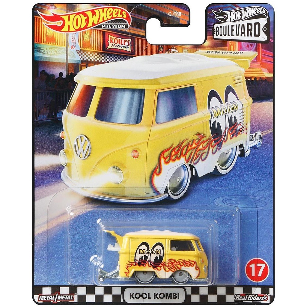 Hot Wheels 2020 Premium Boulevard Volkswagen Kool Kombi "MOON EYES"