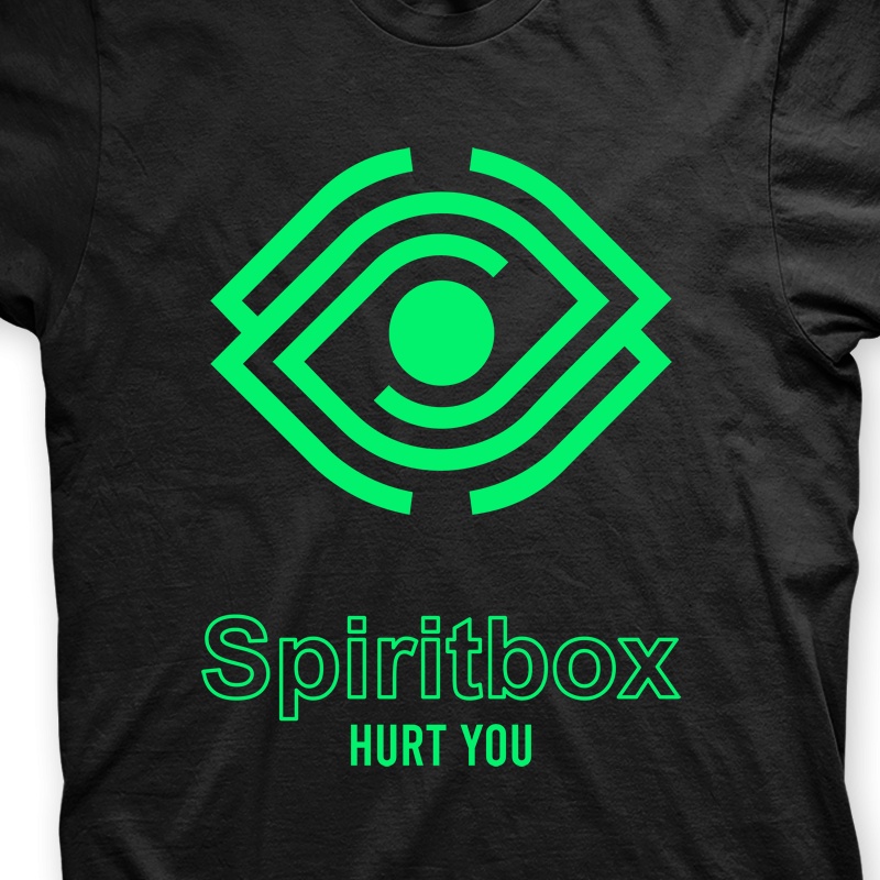 Camiseta Spiritbox Preta e Verde em Silk 100% Algodão