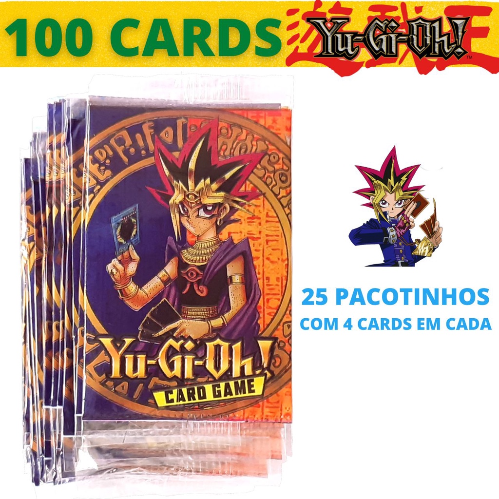 100 CARDS / CARTINHAS POKEMON = 25 Pacotinhos