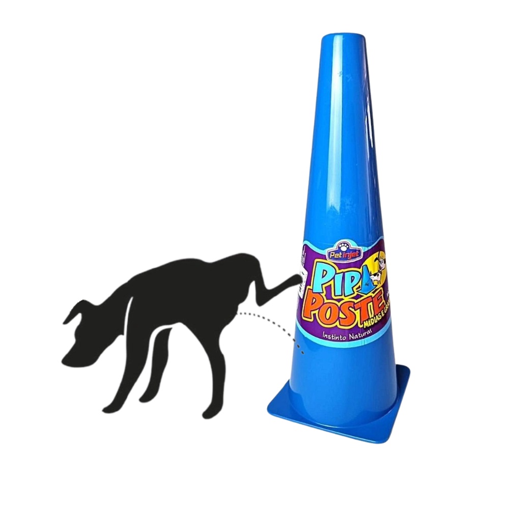 Postinho Cone Para Cachorro Educador Sanitário Grande