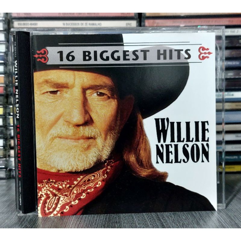 CD WILLIE NELSON 16 BIGGEST HITS | Shopee Brasil