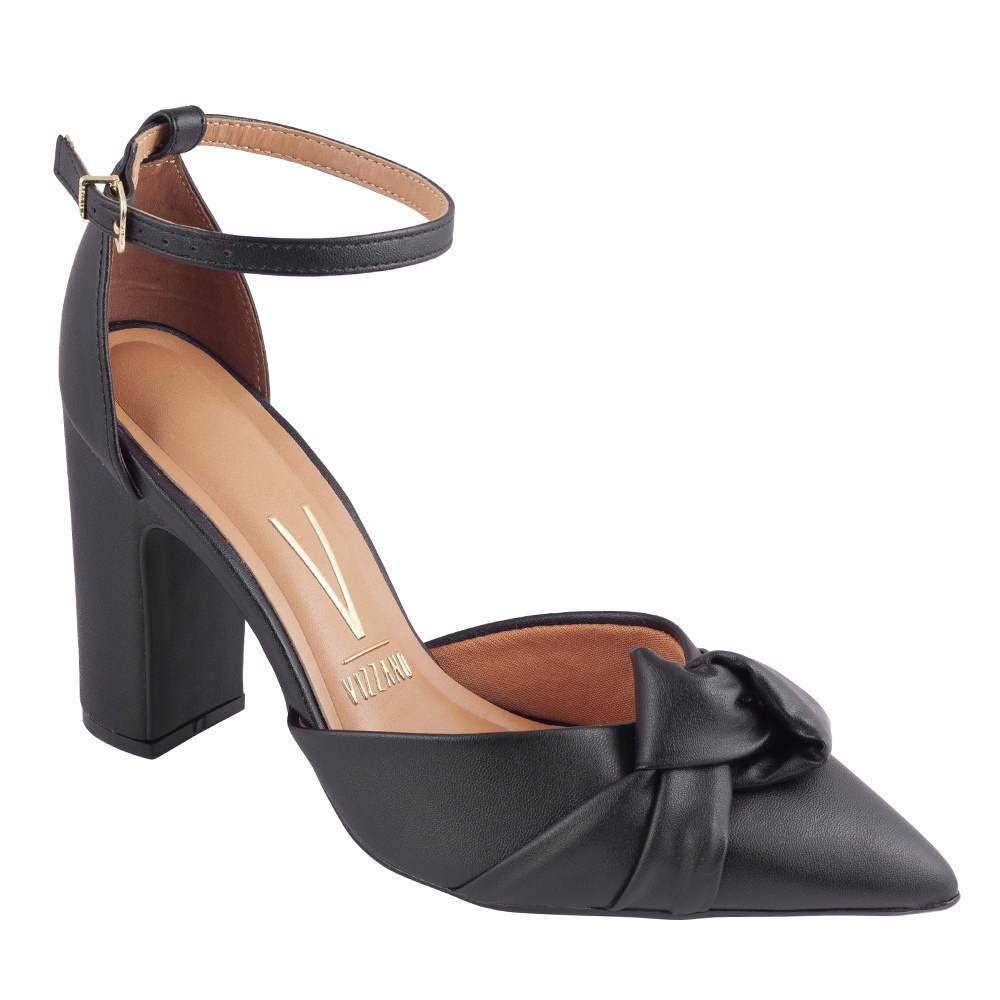 Sapato Feminino Scarpin Vizzano Salto Grosso 1285.424