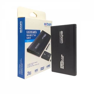 Case Gaveta Hd Externo De Notebook Sata 2.5 Usb 2.0 Exbom