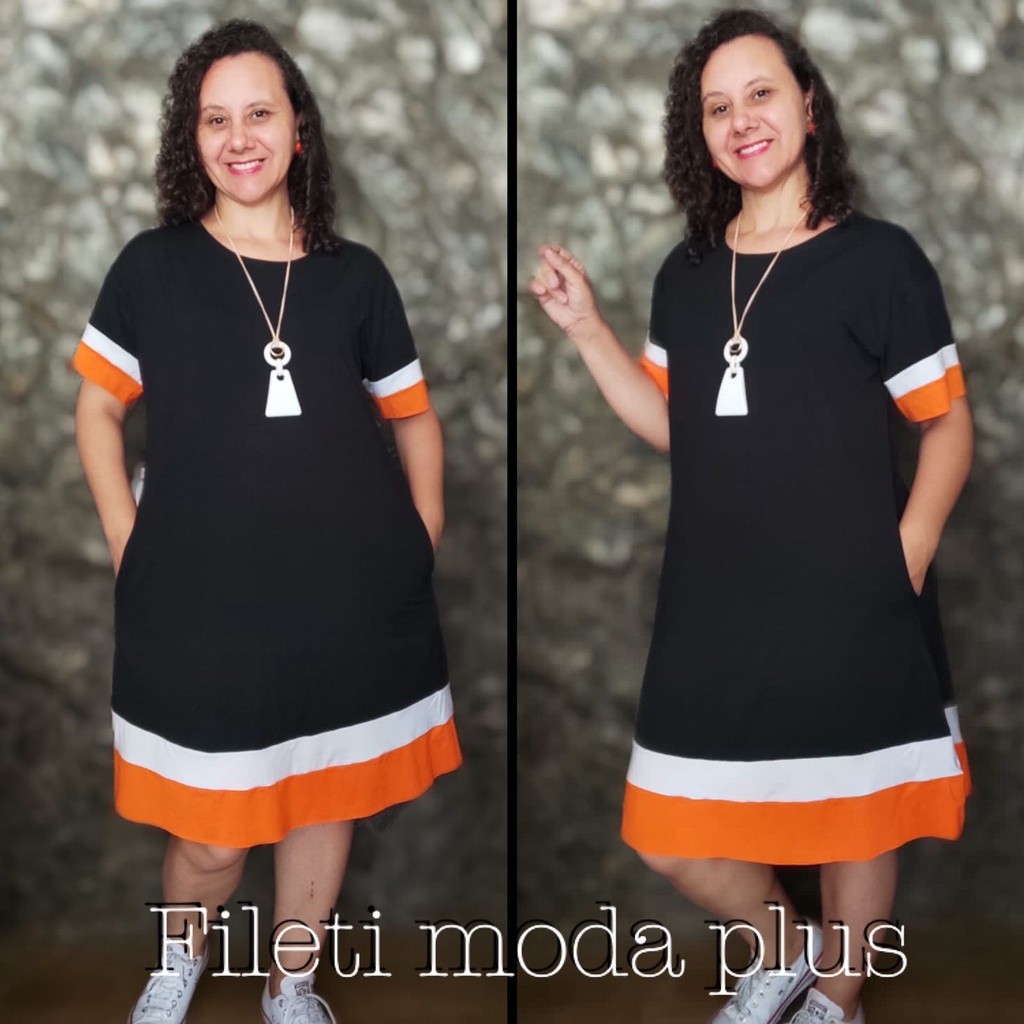 VESTIDO PLUS SIZE LUXO, TAMANHO GRANDE DO 44 AO 50