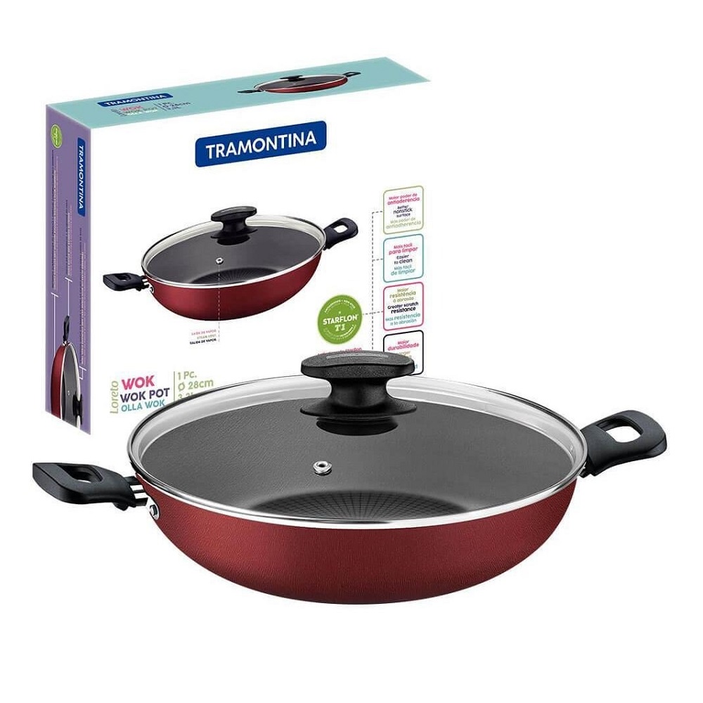 Tramontina Vermont Wok Pot 32cm