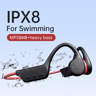 X7 Fones De Ouvido Para Condução De Osso Bluetooth TWS 32GB MP3 Reprodutor De Música IPX8 À Prova D