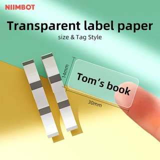 Niimbot D11/D110/D101 Etiqueta Transparente sticker , Waterproof E Adesivo À Prova De Óleo