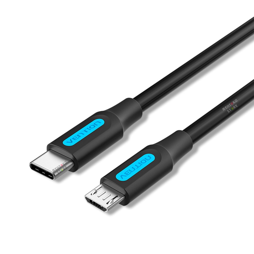 Cabo USB C Para Micro USB 2A Celular Smartphone 50cm Vention