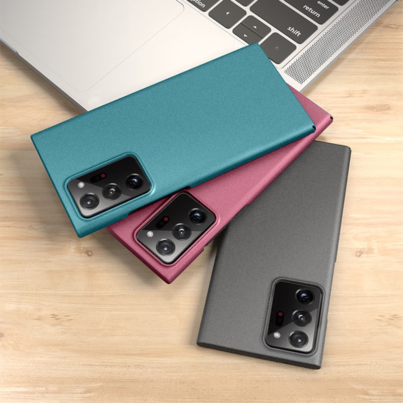 Sandstone Slim Fosco Capa Rígida Para Samsung Galaxy S22 S21 S20 Plus Ultra S20 S21 FE Note 20 PC De Celular Anti-Impacto