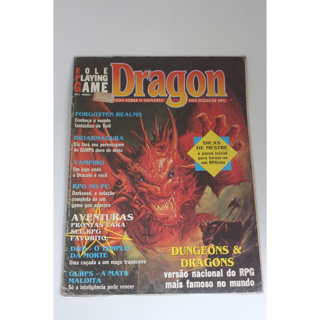 Revista DRAGÃO BRASIL está fazendo Revistas de RPG na !