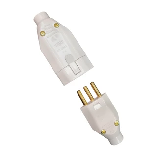 Plug Macho 20a + Plug Fêmea 20a 2p+t Fame Original Com Trava