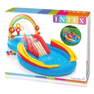 Piscina Infantil Playground Inflável Arco Íris 57453NPIntex
