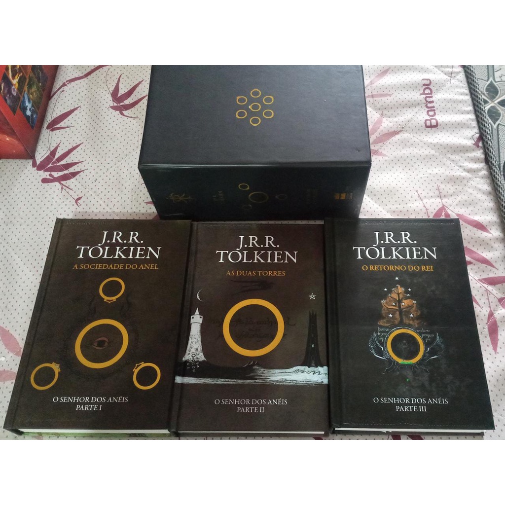 Box livros- Trilogia O Senhor Dos Anéis---atençao-leia a descriçao