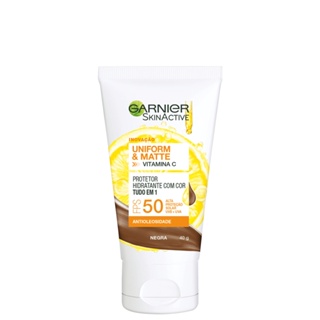 Garnier Uniform & Matte FPS 50 Negra - Protetor Solar 40g